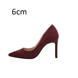 Women Pumps High Heels Shoes Pointed Toe Brand Woman Wedding Shoes Spring Summer Thin Heels Office Lady Dress Shoes Plus Size