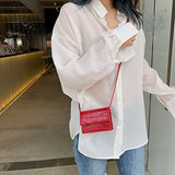 Mini Stone Pattern Crossbody Bags For Women 2020 Pu Leather Purses and Handbags New Designer Ladies Shoulder Messenger Bag
