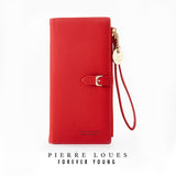 YIZHONG Fashion Women Wallets and Purses Wristband Long Female Wallet Clutch Zipper Phone Pocket Card Holder Ladies Carteras
