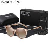 2019 New Luxury HD Polarized Women Sunglasses Fashion Round Ladies Vintage Brand Design cat eye woman Female Sun Glasses oculos