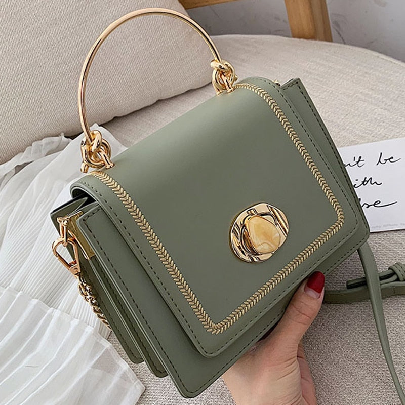 Solid color Leather Mini Crossbody Bags For Women 2019 Summer Messenger Shoulder Bag Female Travel Phone Purses and Handbags